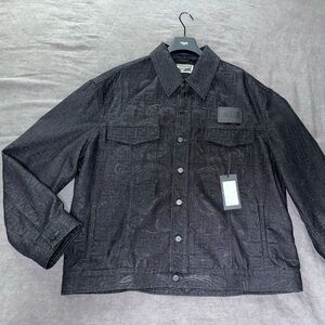 NWT - Fendi Fendace Men's Black Denim Jacket